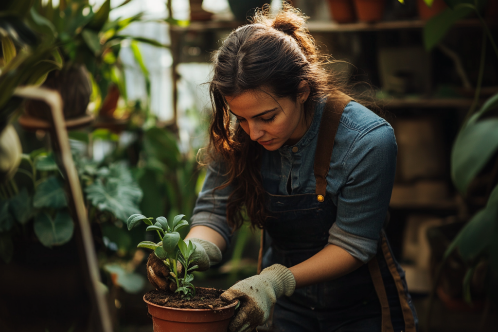 Women gardening to illustrate the reason why higher ed marketing teams should promote a growth mindset.